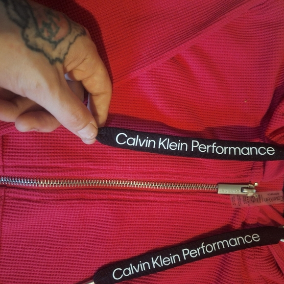 Calvin Klein Performance Fuchsia Zip-Up Hoodie NWOT - Picture 4 of 4